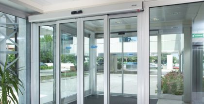 Porta automática de vidro FAAC 4140