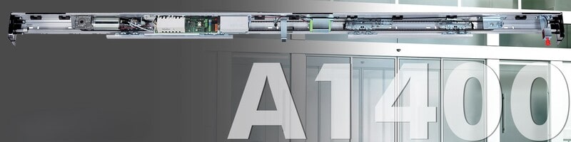 Porta automática de vidro FAAC A1400