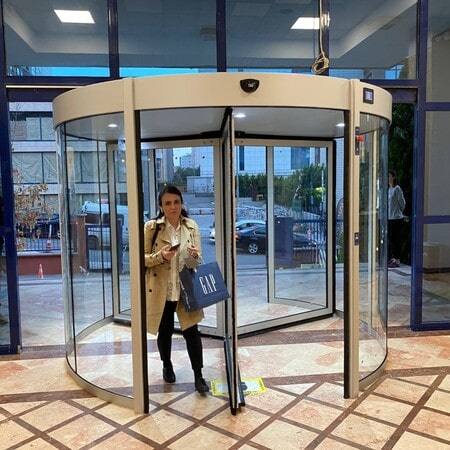 Portas giratórias